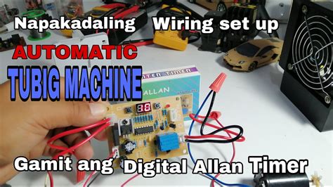 Paano mag wiring ng Allan timer digital sa Tubig .